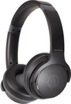 Audio-Technica ATH-S220BTBK Vezeték nélküli fejhallgató, - On-Ear, Fekete kép, fotó