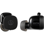 Audio-Technica ATH-SQ1TWBK Wireless Earbuds, Black kép, fotó