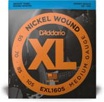 D'Addario EXL160S Nickel, 050-105, Short Scale basszusgitár-húr kép, fotó
