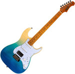 Jet JS-450 Transparent Blue Electric Guitar kép, fotó