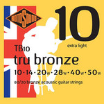 Rotosound TB10 akusztikus gitár húrkészlet, 80/20 bronz, 010-050 kép, fotó