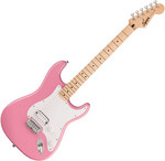Squier Sonic Stratocaster HT H, MN, Flash Pink kép, fotó