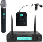 Voicekraft JRU-602/HT-51C/LT-11A/PT-51C UHF Wireless Lavalier and Handheld Microphone Set kép, fotó