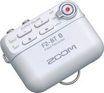 Zoom F2-BT White hangrögzítő, csíptetős mikrofonnal, fehér kép, fotó