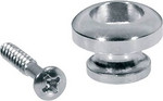 Boston EP-R-C strap buttons, metal, with screw, spherical model, diameter 14mm, 2-pack, chrome kép, fotó