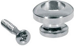 Boston EP-R-N strap buttons, metal, with screw, spherical model, diameter 14mm, 2-pack, nickel Boston EP-R-N kép, fotó