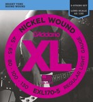 D'Addario EXL170-5 5-String Nickel Wound Bass Guitar Strings, Light, 45-130, Long Scale kép, fotó