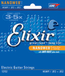 Elixir 12152 Nanoweb elektromos gitárhúr készlet 012-052 kép, fotó