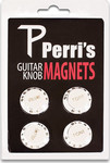 Perri's White Guitar Knob Fridge Magnets.  4 per pack kép, fotó