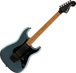 Squier Contemporary Stratocaster HH FR, Roasted MN, Black Pickguard, Gunmetal Metallic kép, fotó