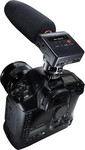 Tascam DR-10SG kamerás hangrögzítő, puskamikrofonnal kép, fotó