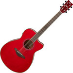 Yamaha FSC-TA TransAcoustic Ruby Red elektro-akusztikus gitár kép, fotó
