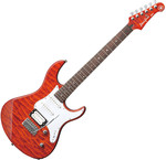 Yamaha Pacifica 212VQM Caramel Brown elektromos gitár kép, fotó