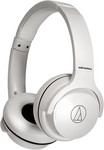 Audio-Technica ATH-S220BTWH Vezeték nélküli fejhallgató, - On-Ear, Fehér kép, fotó