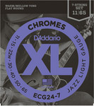 D'Addario ECG24-7 Chromes Flat Wound, 011-065 kép, fotó
