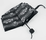 EMB Fekete, kotta mintás összecsukható esernyő kép, fotó