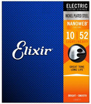 Elixir 12077 Nanoweb elektromos gitárhúr készlet, 010-052 kép, fotó