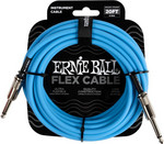 Ernie Ball 6417 Flexcable 6m gitárkábel, egyenes csatlakozók, kék kép, fotó