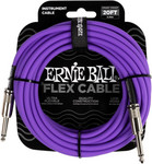 Ernie Ball 6420 Flexcable 6m gitárkábel, egyenes csatlakozók, lila kép, fotó