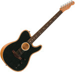 Fender Acoustasonic Player Telecaster, RW, Brushed Black kép, fotó