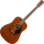 Fender CD-60S All Mahogany, Natural acoustic guitar kép, fotó