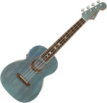 Fender Dhani Harrison Ukulele, WN, Turquoise kép, fotó