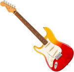 Fender Player Plus Stratocaster balkezes, PF, Tequila Sunrise kép, fotó
