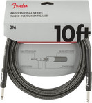 Fender Professional Instrument Cable, 3m, Gray Tweed kép, fotó