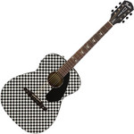 Fender Tim Armstrong Hellcat elektro-akusztikus gitár, CHCK, Checkerboard kép, fotó