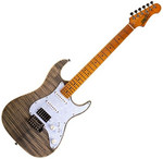 Jet JS-450 Transparent Black elektromos gitár kép, fotó