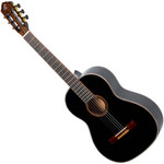 Ortega R221BK-L 4/4 klasszikus gitár, balkezes - Lucfenyő / mahagóni, fekete Ortega R221BK-L 4/4 klasszikus gitár, balkezes - Lucfenyő / mahagóni, fekete kép, fotó
