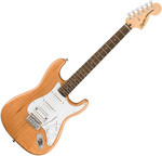 Squier FSR Affinity Series Stratocaster HSS, LRL, White Pickguard, Natural kép, fotó