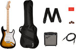 Squier Sonic Stratocaster Pack, MN, 2-Color Sunburst gitárszett, erősítővel kép, fotó