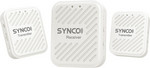 Synco WAir-G1(A2) vezetéknélküli csiptetős duális mikrofon rendszer, fehér kép, fotó