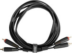 UDG Ultimate Audio Cable 2xRCA - 2xRCA kábel, fekete kép, fotó