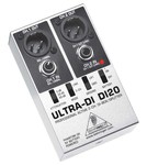 Behringer Ultra-DI DI20 2-csatornás aktív DI-Box/Splitter kép, fotó