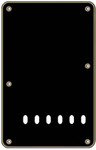 Boston BP-313-BC back plate, string spacing 11,2mm, 3 ply, standard Stallion, 86x138mm, black &amp;amp; cream kép, fotó