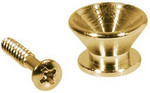 Boston EP-F-G strap buttons, metal, with screw, v-model, diameter 14mm, 2-pack, gold kép, fotó