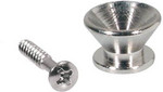 Boston EP-F-N strap buttons, metal, with screw, v-model, diameter 14mm, 2-pack, nickel kép, fotó