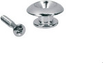 Boston EP-HN-C strap buttons, metal, with screw, spherical model, diameter 17mm, 2-pack, chrome kép, fotó