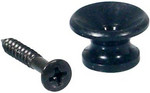 Boston EP-K-B strap buttons, metal, with screw, v-model, diameter 13mm, 2-pack, black kép, fotó