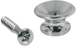 Boston EP-L-N strap buttons, metal, with screw, v-model, diameter 14mm, 2-pack, nickel kép, fotó