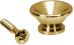 Boston EP-PP-G strap buttons, metal, with screw, v-model, diameter 17mm, 2-pack, gold kép, fotó