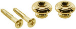 Boston EP-S-G strap buttons, metal, with screw, v-model, diameter 15mm, 2-pack, gold kép, fotó