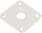 Boston JP-100-W jack plate, square, plastic 34x34mm, flat, white kép, fotó