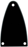 Boston LRC-26-B truss rod cover, black, 2 ply, black - white kép, fotó