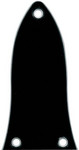 Boston LRC-34-B truss rod cover, black, 2 ply, black - white kép, fotó
