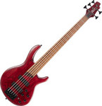 Cort B5-Element-OPBR el.basszusgitár, 5 húros, Bartolini Preamp, piros kép, fotó