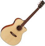 Cort GA-FF-NAT elektro-akusztikus gitár kép, fotó