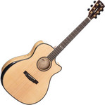 Cort GA-MY-Bevel-NAT akusztikus gitár, natúr kép, fotó